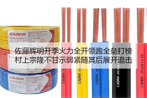 佐藤辉明开季火力全开领跑全垒打榜 村上宗隆不甘示弱紧随其后展开追击